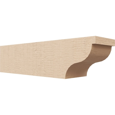 Ekena Millwork 4in. W x 4in. H x 16in. L Garner Woodgrain TimberThane Rafter Tail, Primed Tan RFTUR04X04X16GARRCPR